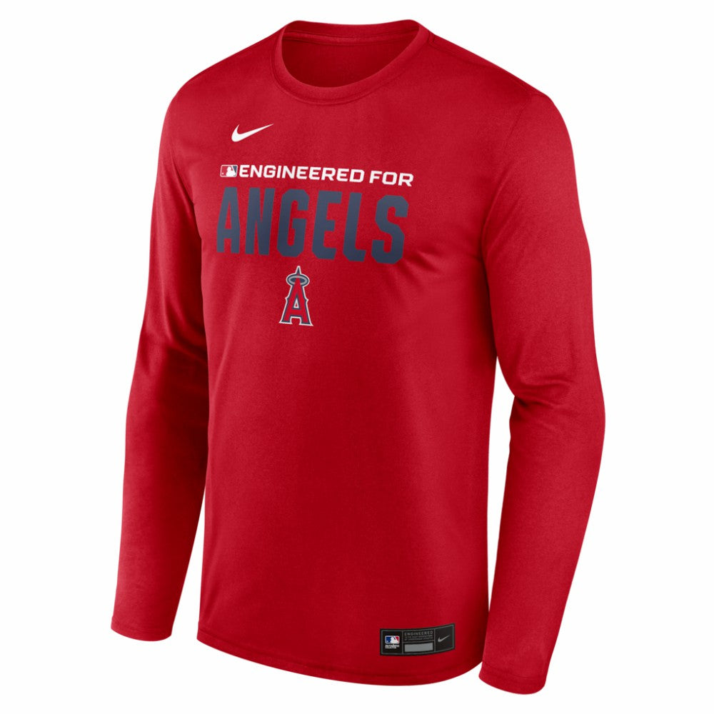 Los Angeles Angels Nike Authentic Collection Legend Dri-FIT Long Sleeve T-Shirt | MLB Discount