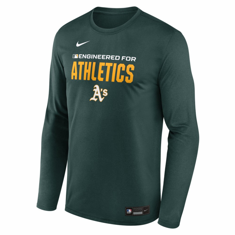 Athletics Nike Authentic Collection Legend Dri-FIT Long Sleeve T-Shirt | MLB Outlet