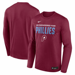 Philadelphia Phillies Nike Authentic Collection Legend Dri-FIT Long Sleeve T-Shirt | MLB Discount