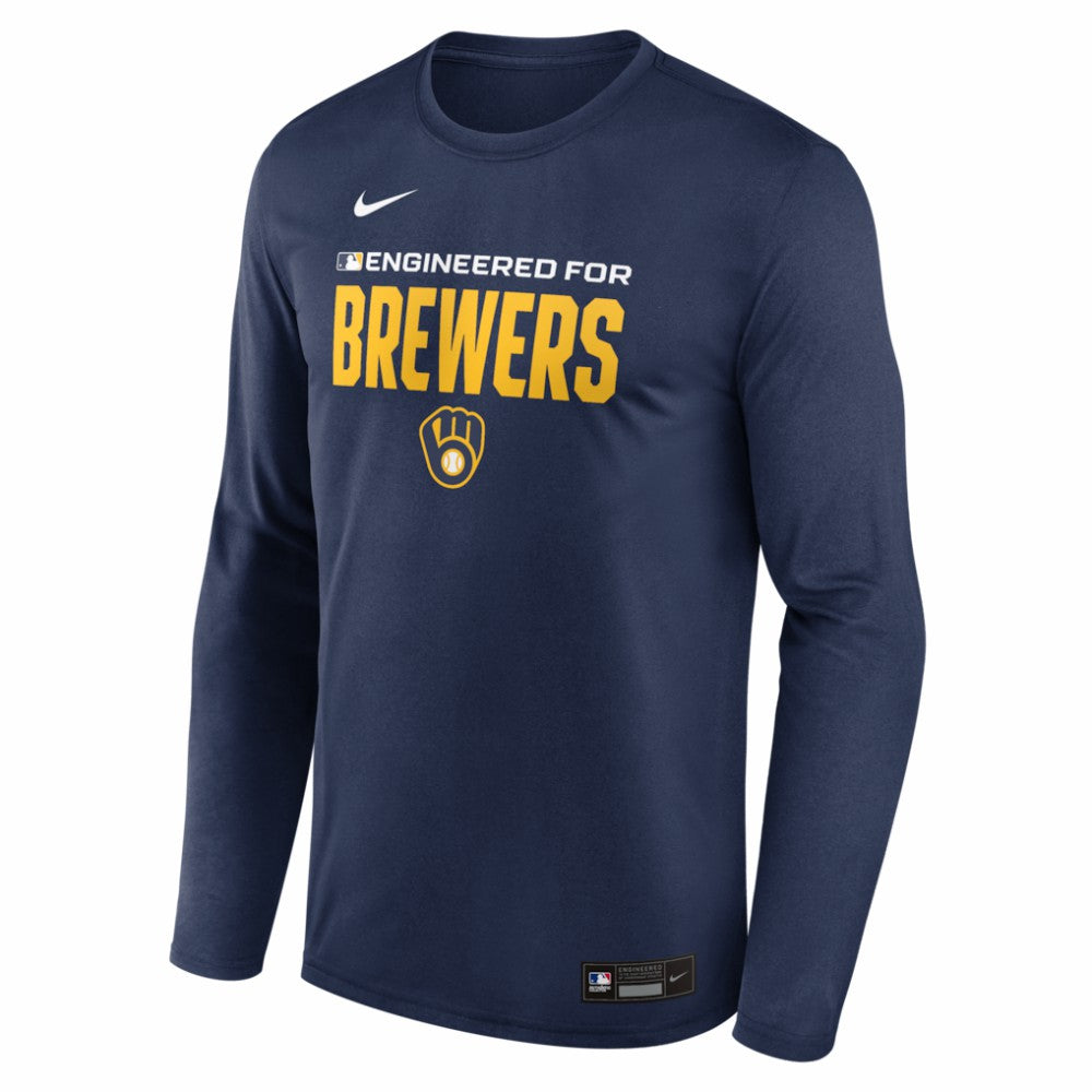 Milwaukee Brewers Nike Authentic Collection Legend Dri-FIT Long Sleeve T-Shirt | MLB Near me