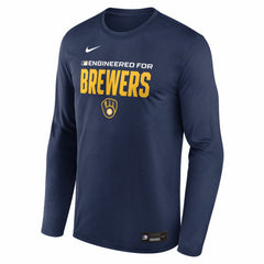 Milwaukee Brewers Nike Authentic Collection Legend Dri-FIT Long Sleeve T-Shirt | MLB Near me