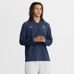Seattle Mariners Nike Authentic Collection Dri-FIT Raglan Half-Zip Pullover | MLB US
