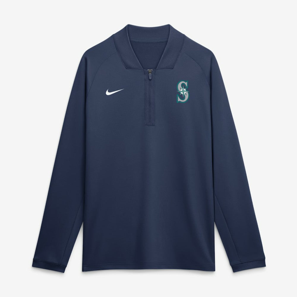 Seattle Mariners Nike Authentic Collection Dri-FIT Raglan Half-Zip Pullover | MLB US