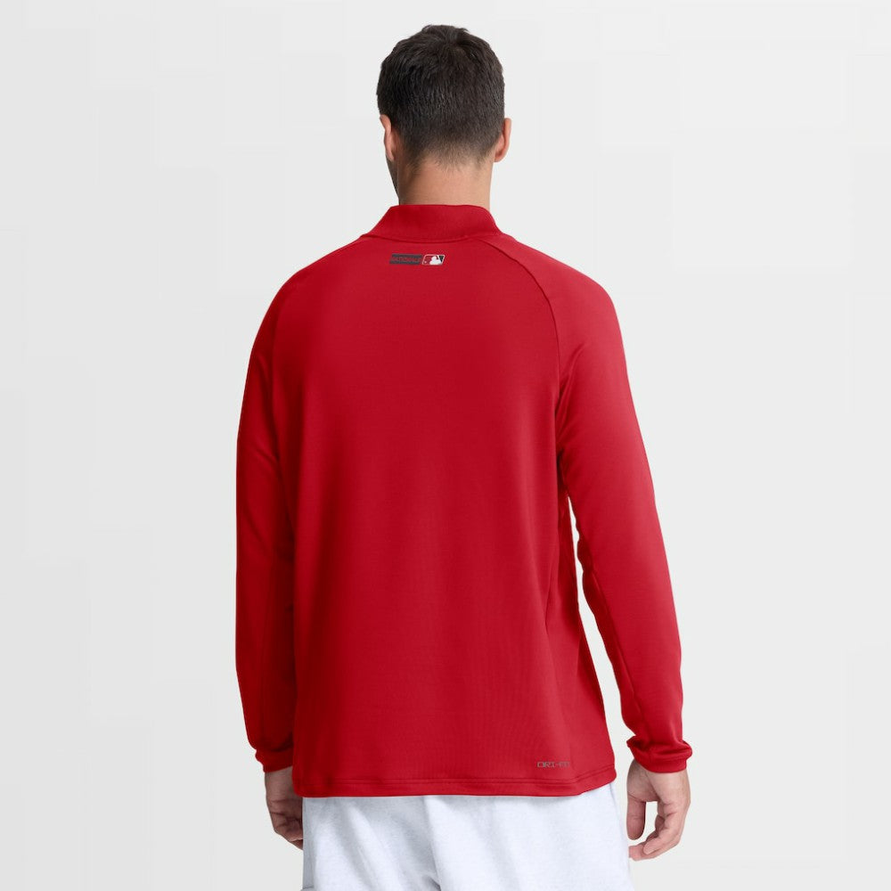 Washington Nationals Nike Authentic Collection Dri-FIT Raglan Half-Zip Pullover | MLB For sale