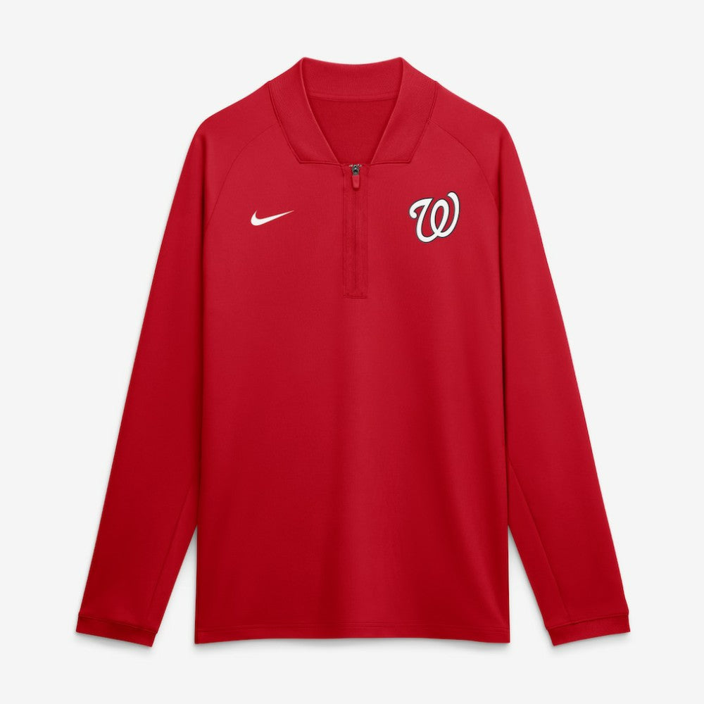 Washington Nationals Nike Authentic Collection Dri-FIT Raglan Half-Zip Pullover | MLB For sale