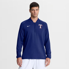 Texas Rangers Nike Authentic Collection Dri-FIT Raglan Half-Zip Pullover | MLB New