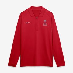 Los Angeles Angels Nike Authentic Collection Dri-FIT Raglan Half-Zip Pullover | MLB Shop
