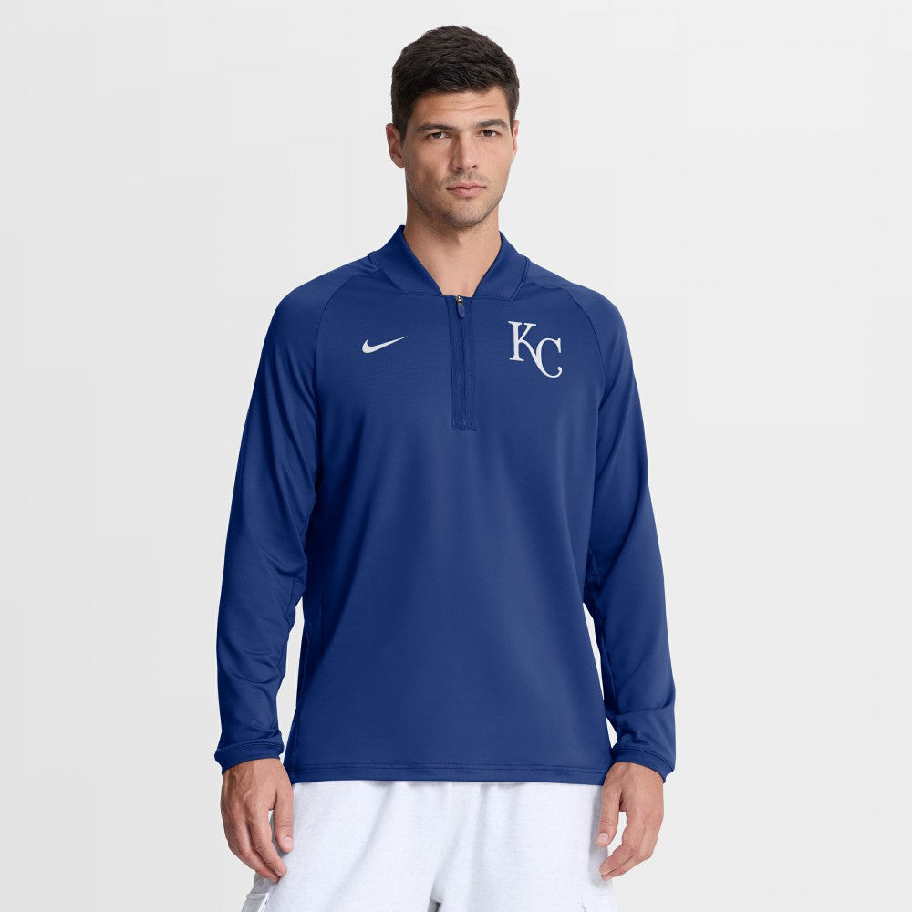 Kansas City Royals Nike Authentic Collection Dri-FIT Raglan Half-Zip Pullover | MLB On Sale