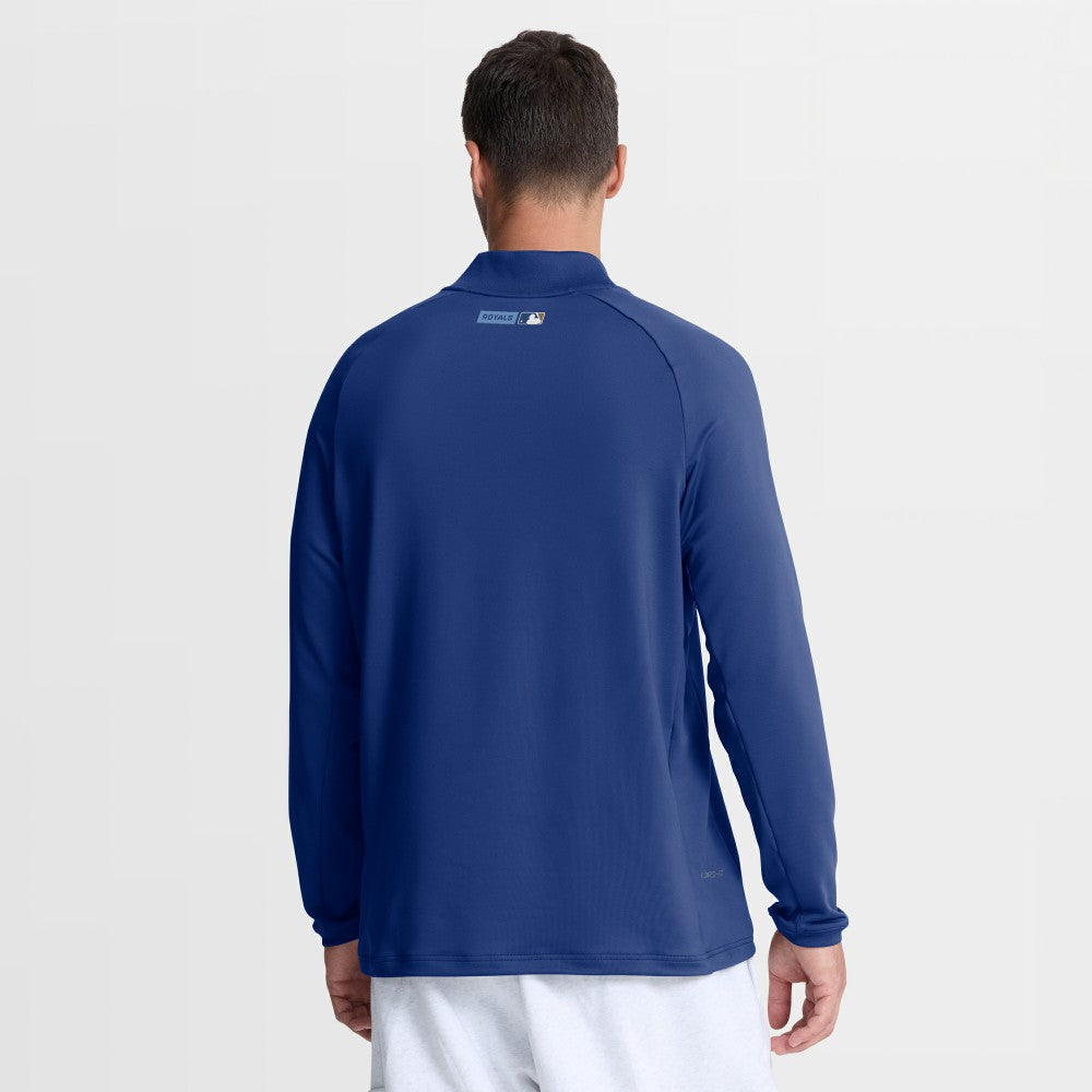Kansas City Royals Nike Authentic Collection Dri-FIT Raglan Half-Zip Pullover | MLB On Sale
