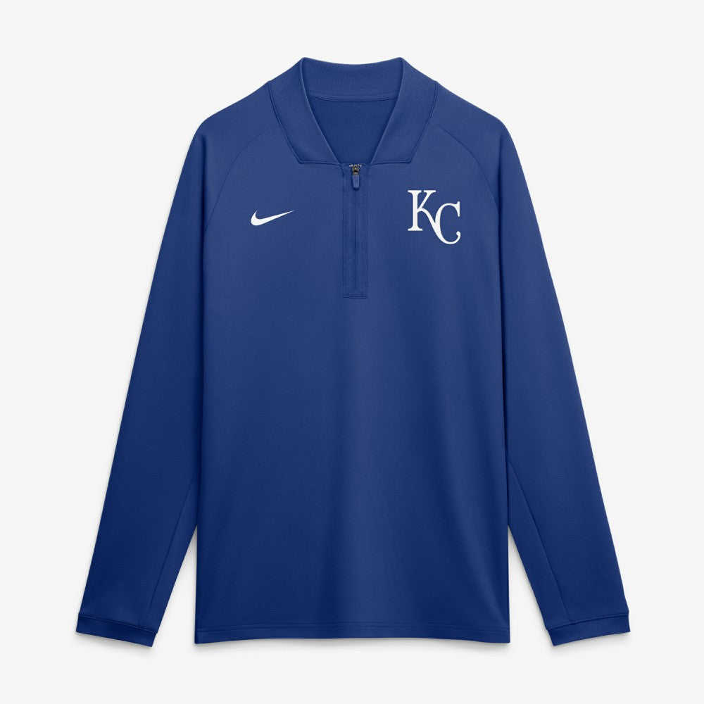 Kansas City Royals Nike Authentic Collection Dri-FIT Raglan Half-Zip Pullover | MLB On Sale