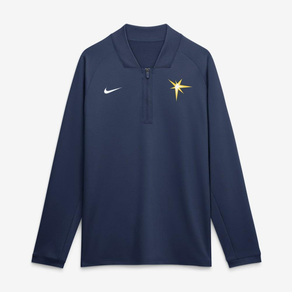 Tampa Bay Rays Nike Authentic Collection Dri-FIT Raglan Half-Zip Pullover | MLB US