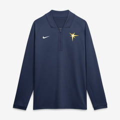 Tampa Bay Rays Nike Authentic Collection Dri-FIT Raglan Half-Zip Pullover | MLB US
