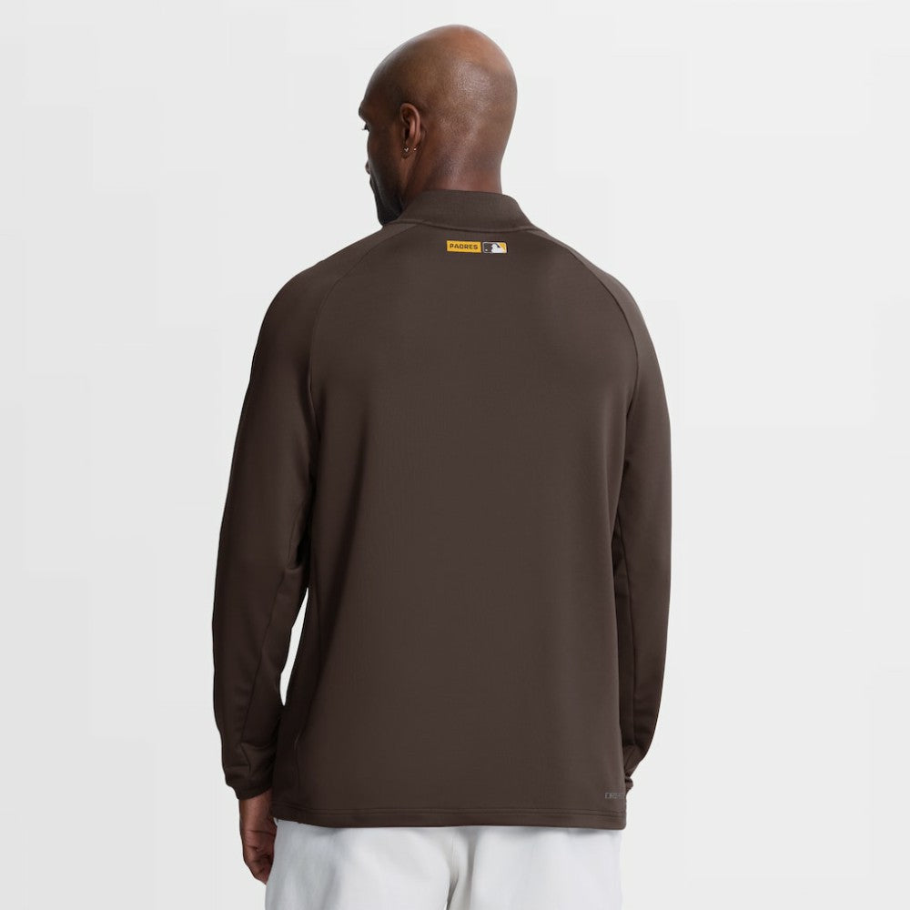San Diego Padres Nike Authentic Collection Dri-FIT Raglan Half-Zip Pullover | MLB Shop