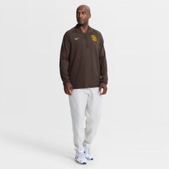 San Diego Padres Nike Authentic Collection Dri-FIT Raglan Half-Zip Pullover | MLB Shop