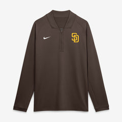 San Diego Padres Nike Authentic Collection Dri-FIT Raglan Half-Zip Pullover | MLB Shop