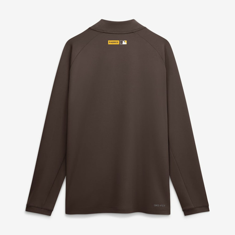 San Diego Padres Nike Authentic Collection Dri-FIT Raglan Half-Zip Pullover | MLB Shop