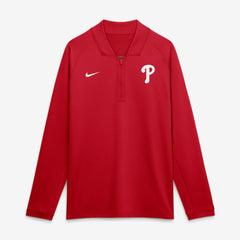 Philadelphia Phillies Nike Authentic Collection Dri-FIT Raglan Half-Zip Pullover | MLB Sale