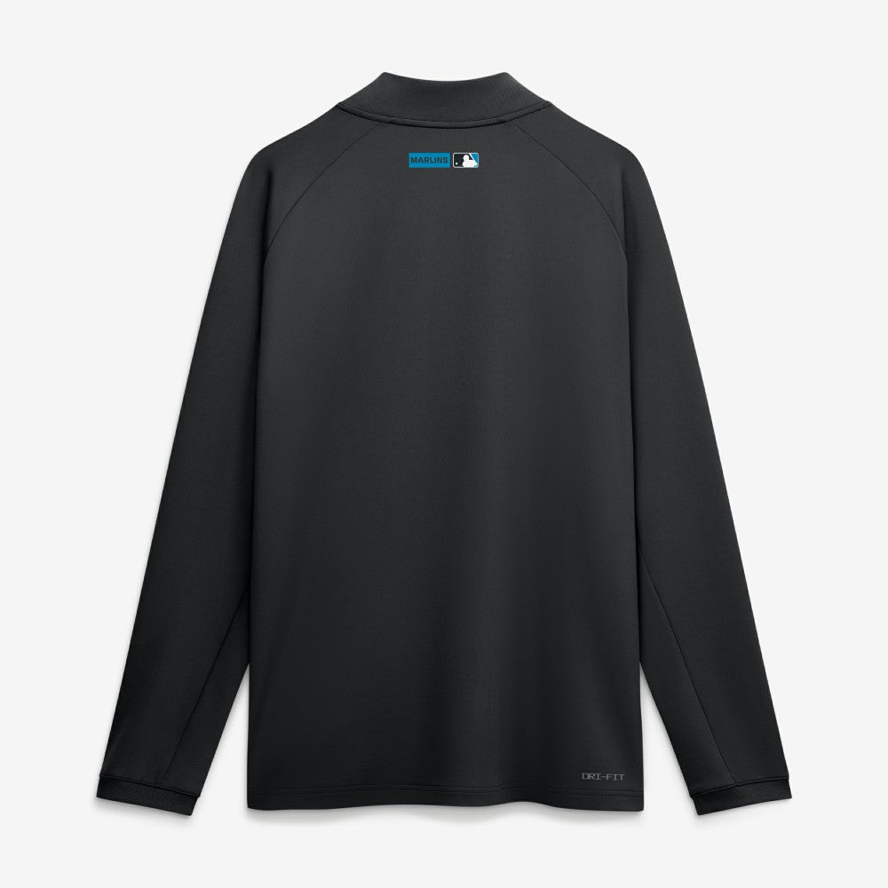 Miami Marlins Nike Authentic Collection Dri-FIT Raglan Half-Zip Pullover | MLB New