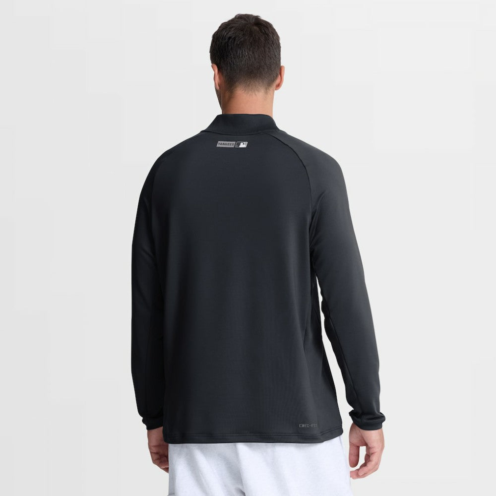 New York Yankees Nike Authentic Collection Dri-FIT Raglan Half-Zip Pullover | MLB Shop