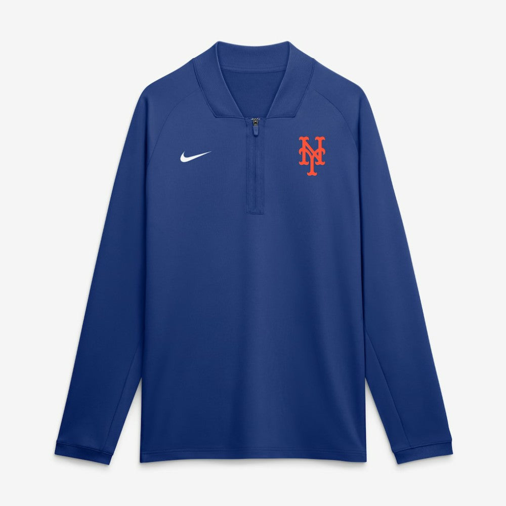New York Mets Nike Authentic Collection Dri-FIT Raglan Half-Zip Pullover | MLB Near me