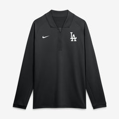 Los Angeles Dodgers Nike Authentic Collection Dri-FIT Raglan Half-Zip Pullover | MLB Shop