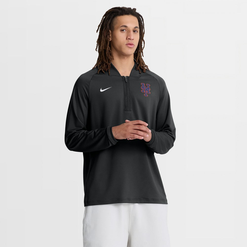 New York Mets Nike Authentic Collection Dri-FIT Raglan Half-Zip Pullover | MLB Discount