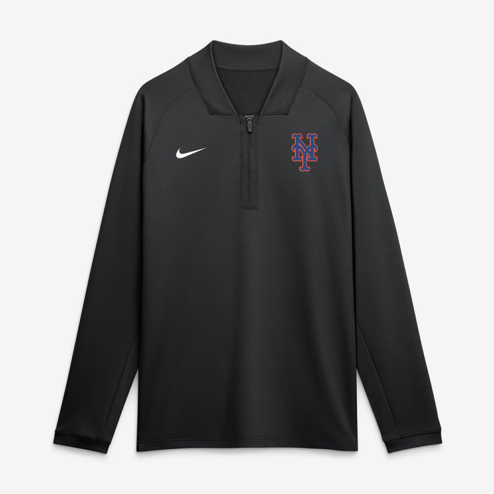 New York Mets Nike Authentic Collection Dri-FIT Raglan Half-Zip Pullover | MLB Discount