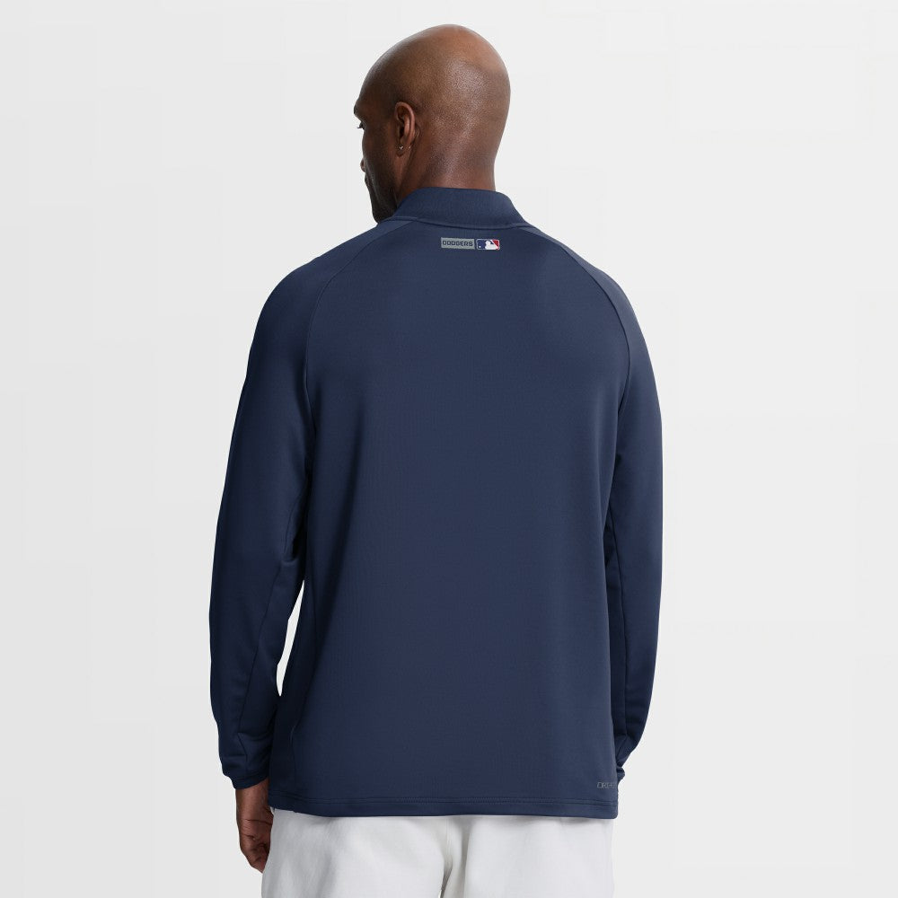 Los Angeles Dodgers Nike Authentic Collection Dri-FIT Raglan Half-Zip Pullover | MLB Discount