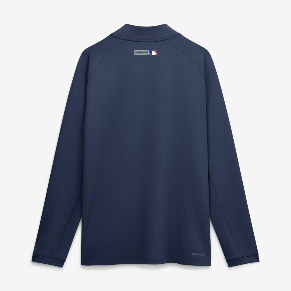 Los Angeles Dodgers Nike Authentic Collection Dri-FIT Raglan Half-Zip Pullover | MLB Discount
