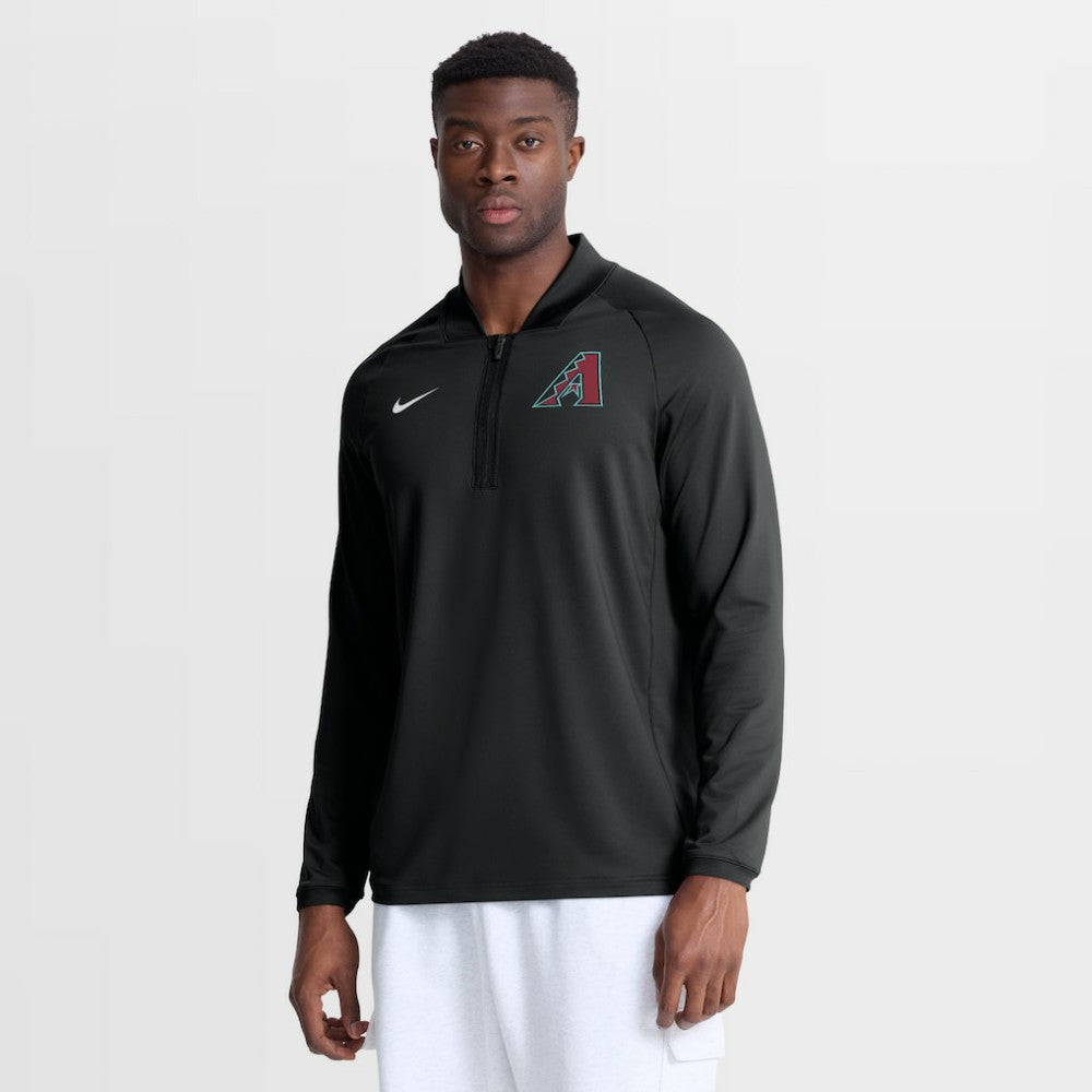 Arizona Diamondbacks Nike Authentic Collection Dri-FIT Raglan Half-Zip Pullover | MLB New