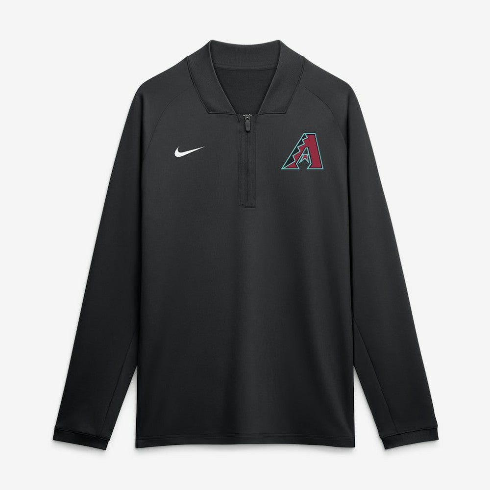 Arizona Diamondbacks Nike Authentic Collection Dri-FIT Raglan Half-Zip Pullover | MLB New