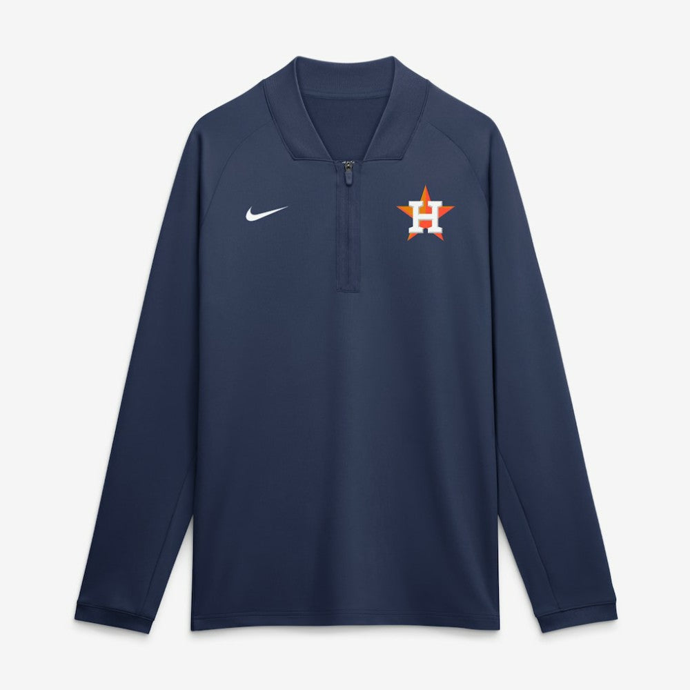 Houston Astros Nike Authentic Collection Dri-FIT Raglan Half-Zip Pullover | MLB Shop