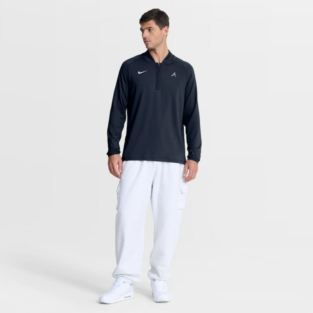 Atlanta Braves Nike Authentic Collection Dri-FIT Raglan Half-Zip Pullover | MLB Sale
