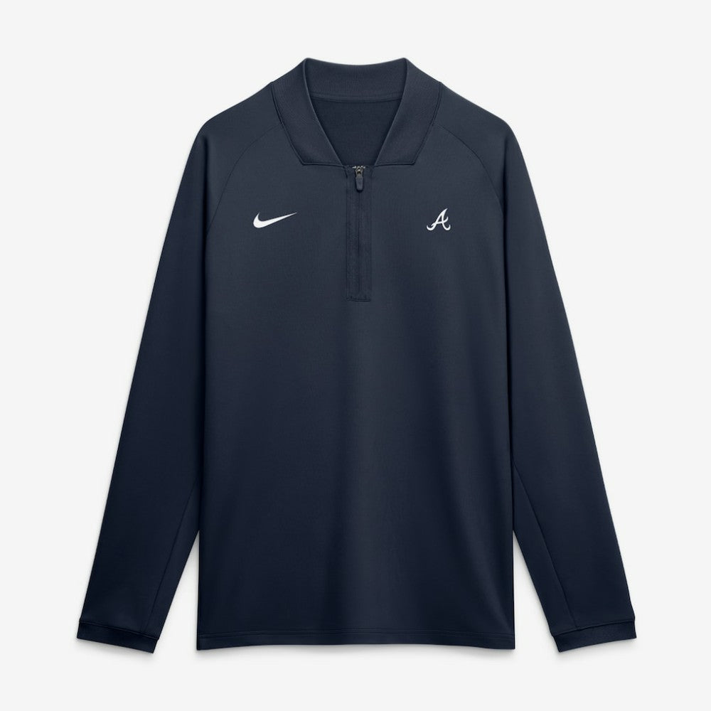 Atlanta Braves Nike Authentic Collection Dri-FIT Raglan Half-Zip Pullover | MLB Sale