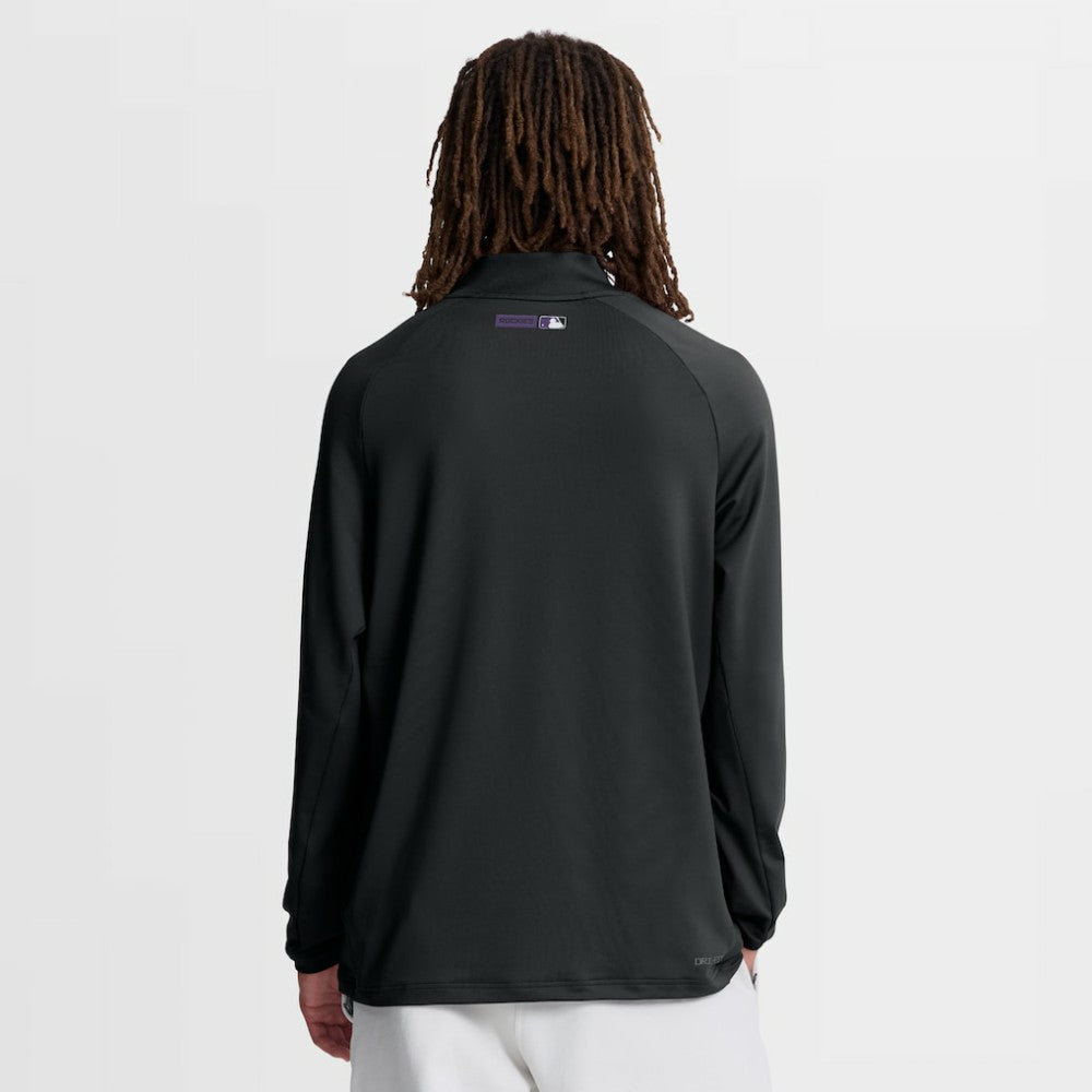 Colorado Rockies Nike Authentic Collection Dri-FIT Raglan Half-Zip Pullover | MLB US