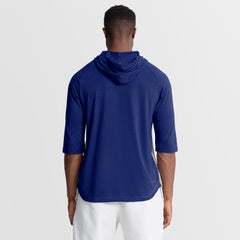 Los Angeles Dodgers Nike Authentic Collection Flux Dri-FIT Raglan 3/4-Sleeve Hooded T-Shirt | MLB Sale
