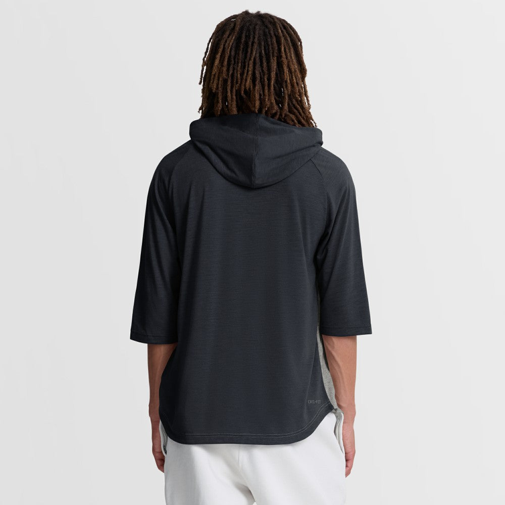 Cleveland Guardians Nike Authentic Collection Flux Dri-FIT Raglan 3/4-Sleeve Hooded T-Shirt | MLB New