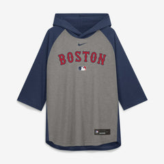 Boston Red Sox Nike Authentic Collection Flux Dri-FIT Raglan 3/4-Sleeve Hooded T-Shirt | MLB Online