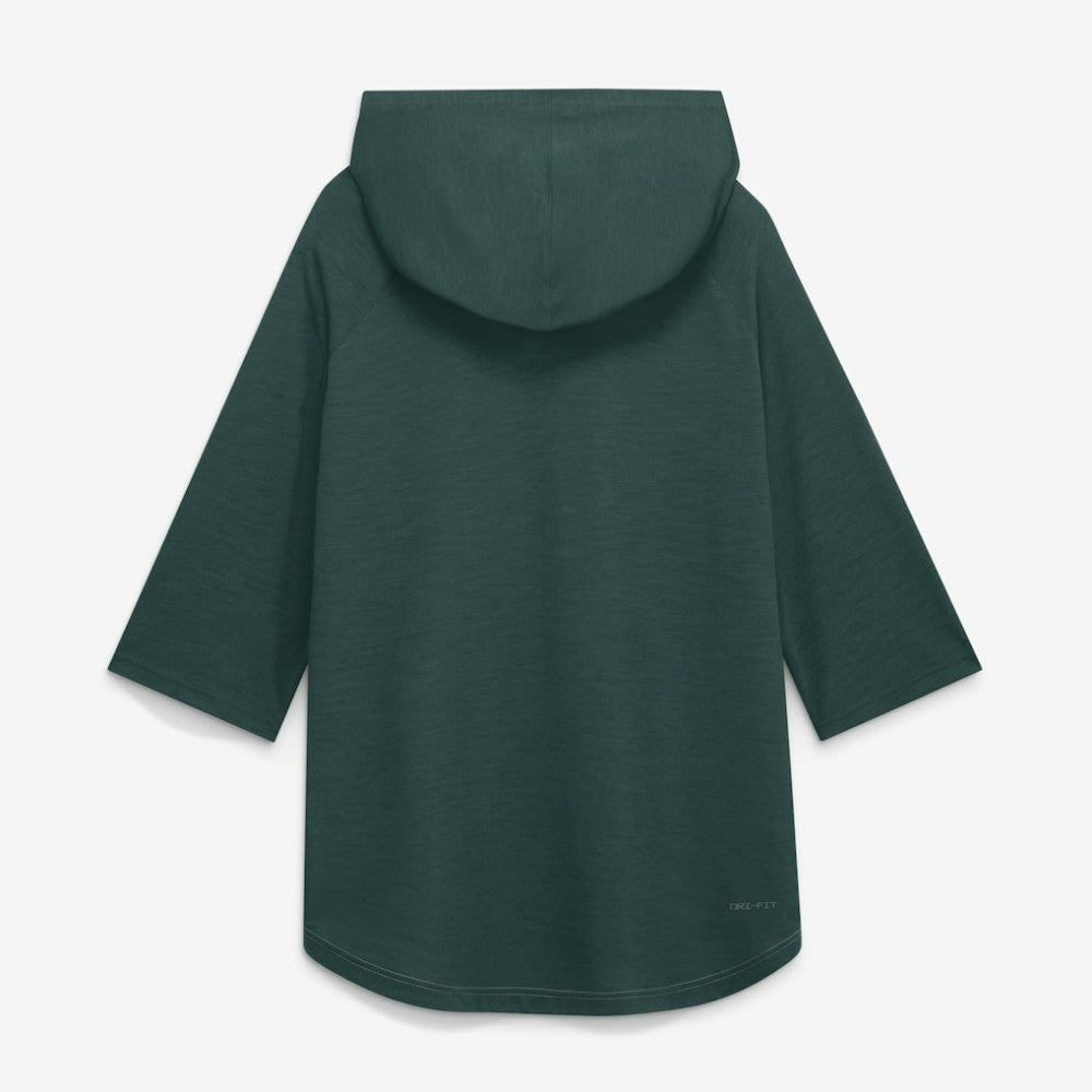 Athletics Nike Authentic Collection Flux Dri-FIT Raglan 3/4-Sleeve Hooded T-Shirt | MLB Discount