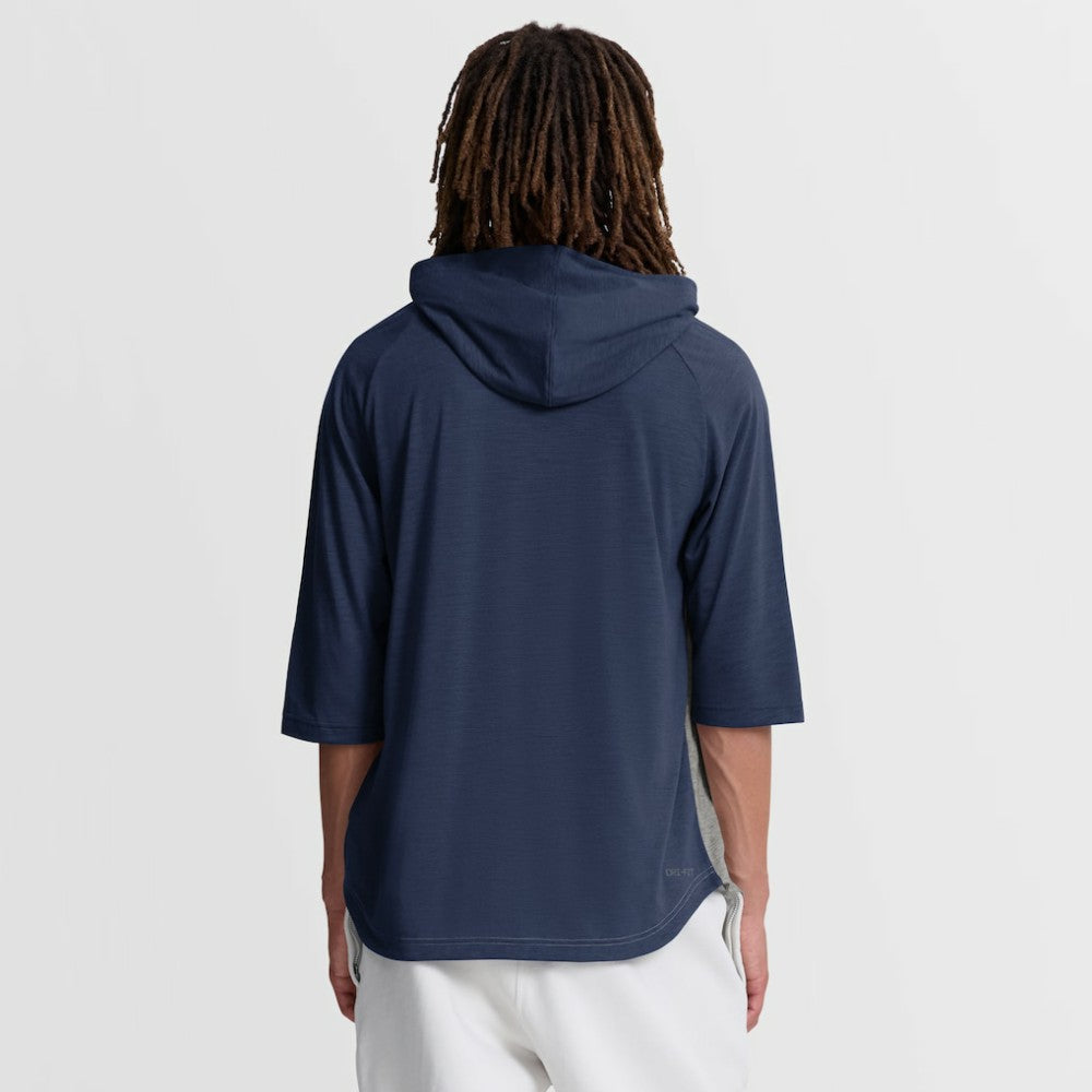 Tampa Bay Rays Nike Authentic Collection Flux Dri-FIT Raglan 3/4-Sleeve Hooded T-Shirt | MLB New