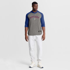 New York Mets Nike Authentic Collection Flux Dri-FIT Raglan 3/4-Sleeve Hooded T-Shirt | MLB Shop