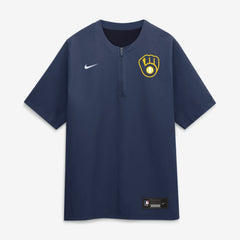 Milwaukee Brewers Nike Authentic Collection Dri-FIT Quarter-Zip Windshirt | MLB Shop