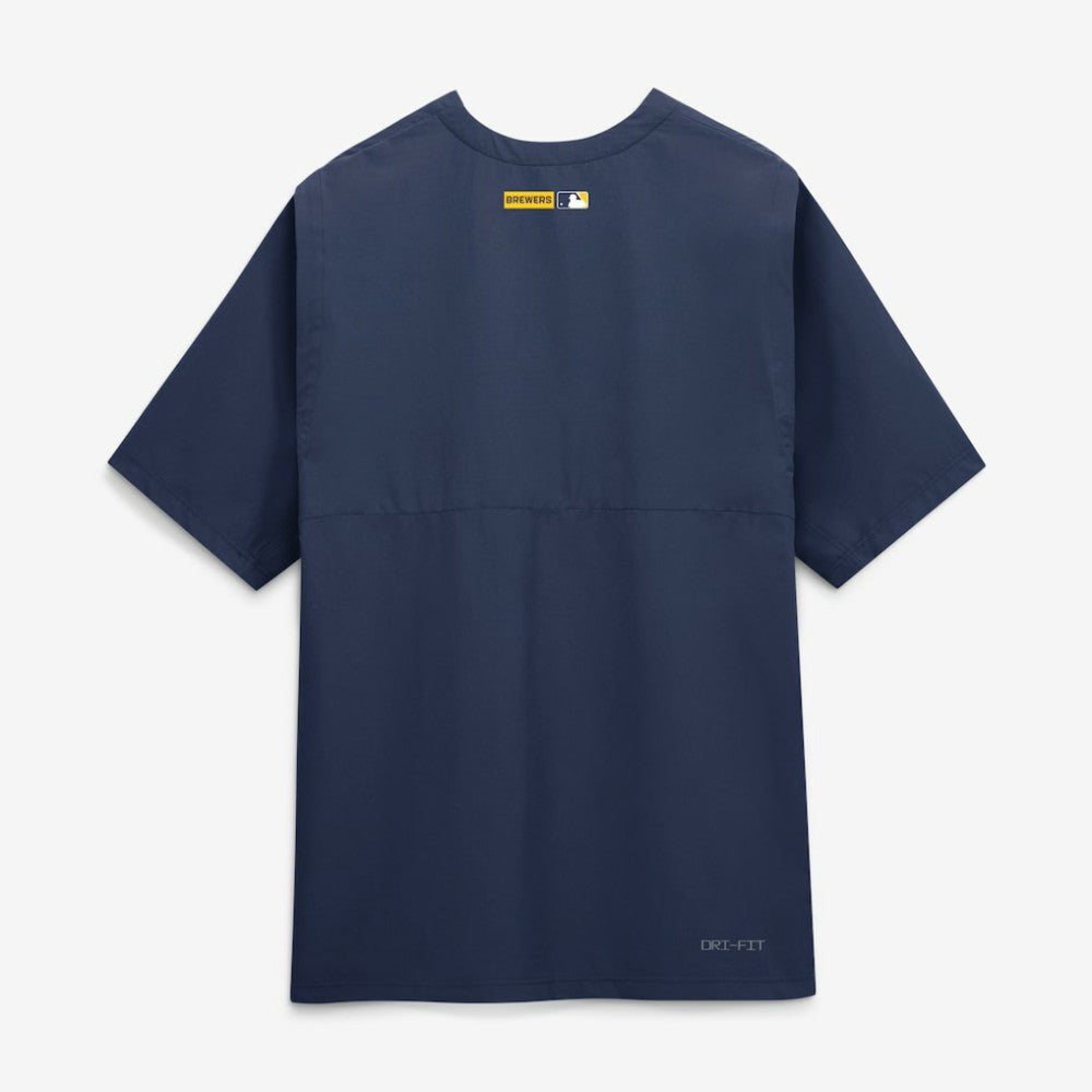 Milwaukee Brewers Nike Authentic Collection Dri-FIT Quarter-Zip Windshirt | MLB Shop
