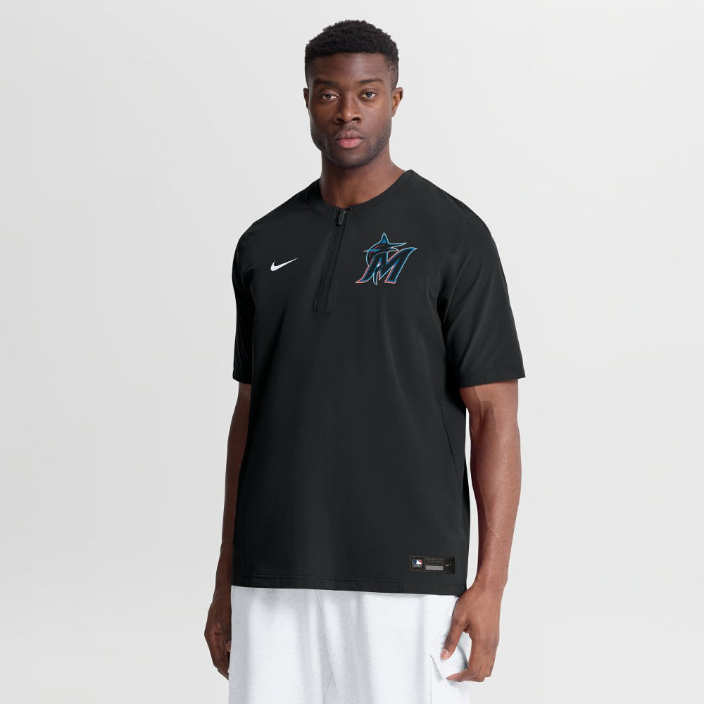 Miami Marlins Nike Authentic Collection Dri-FIT Quarter-Zip Windshirt | MLB US
