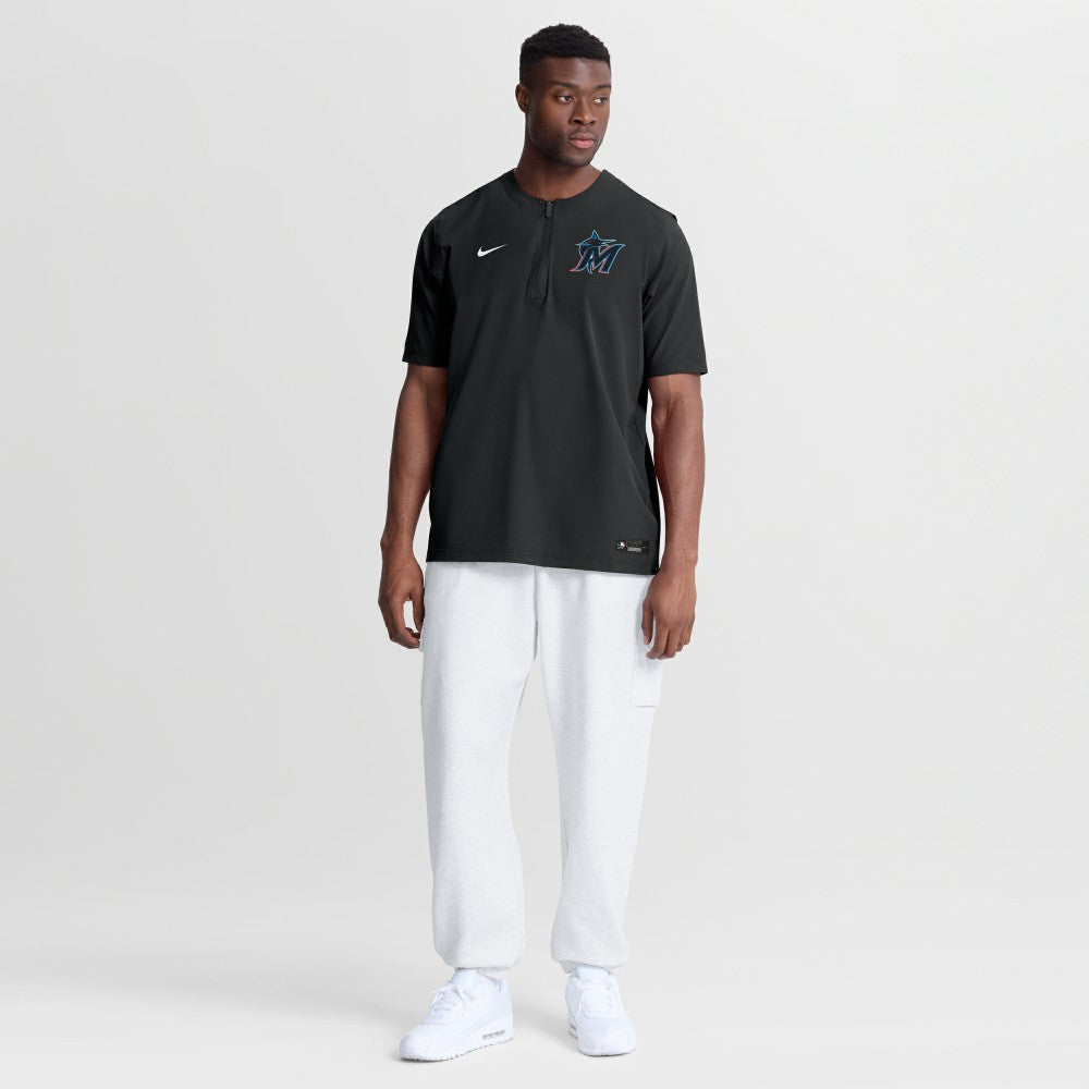 Miami Marlins Nike Authentic Collection Dri-FIT Quarter-Zip Windshirt | MLB US