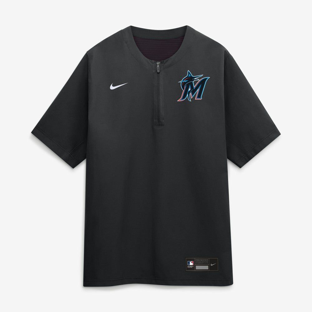 Miami Marlins Nike Authentic Collection Dri-FIT Quarter-Zip Windshirt | MLB US