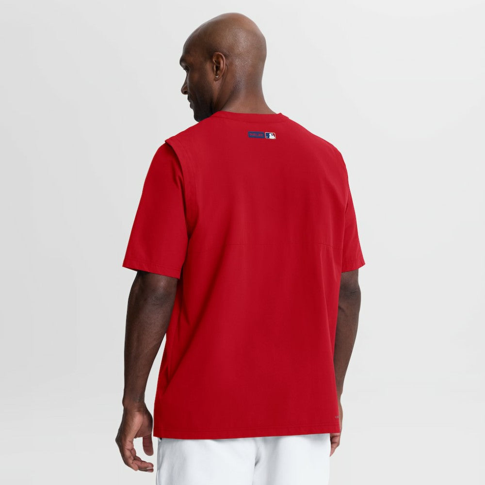 Philadelphia Phillies Nike Authentic Collection Dri-FIT Quarter-Zip Windshirt | MLB Shop