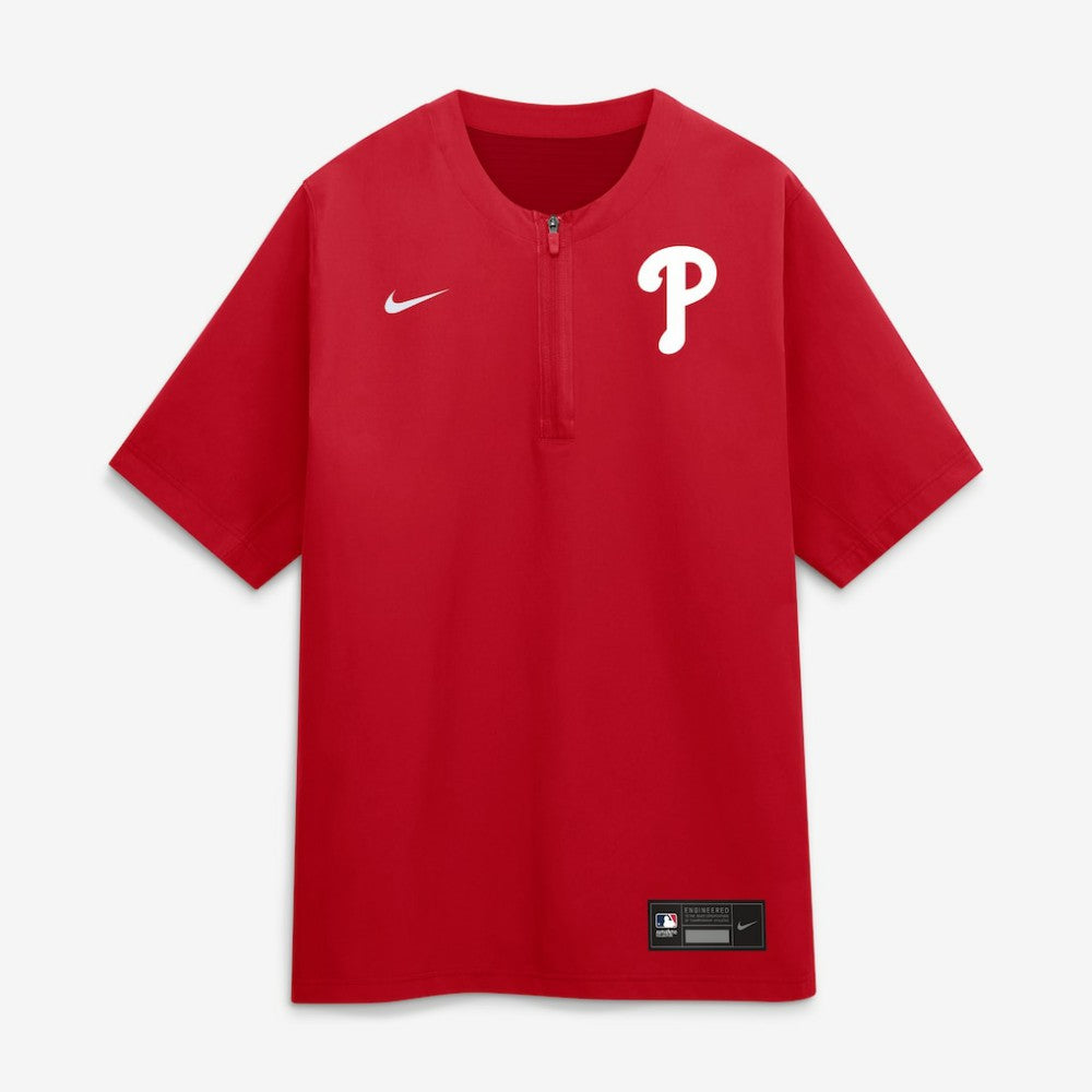 Philadelphia Phillies Nike Authentic Collection Dri-FIT Quarter-Zip Windshirt | MLB Shop
