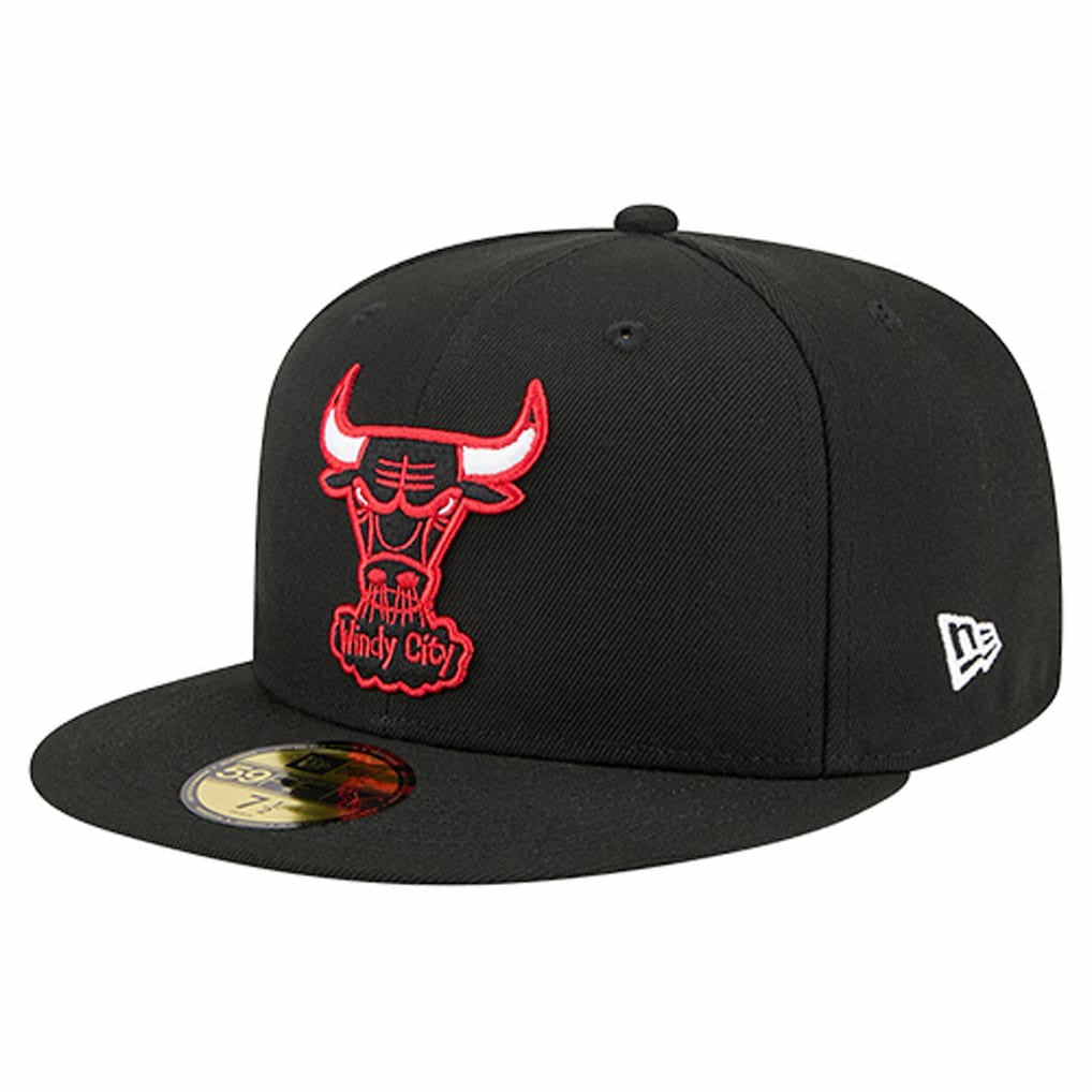 Chicago Bulls Core Logo 59FIFTY Fitted Hat Discount
