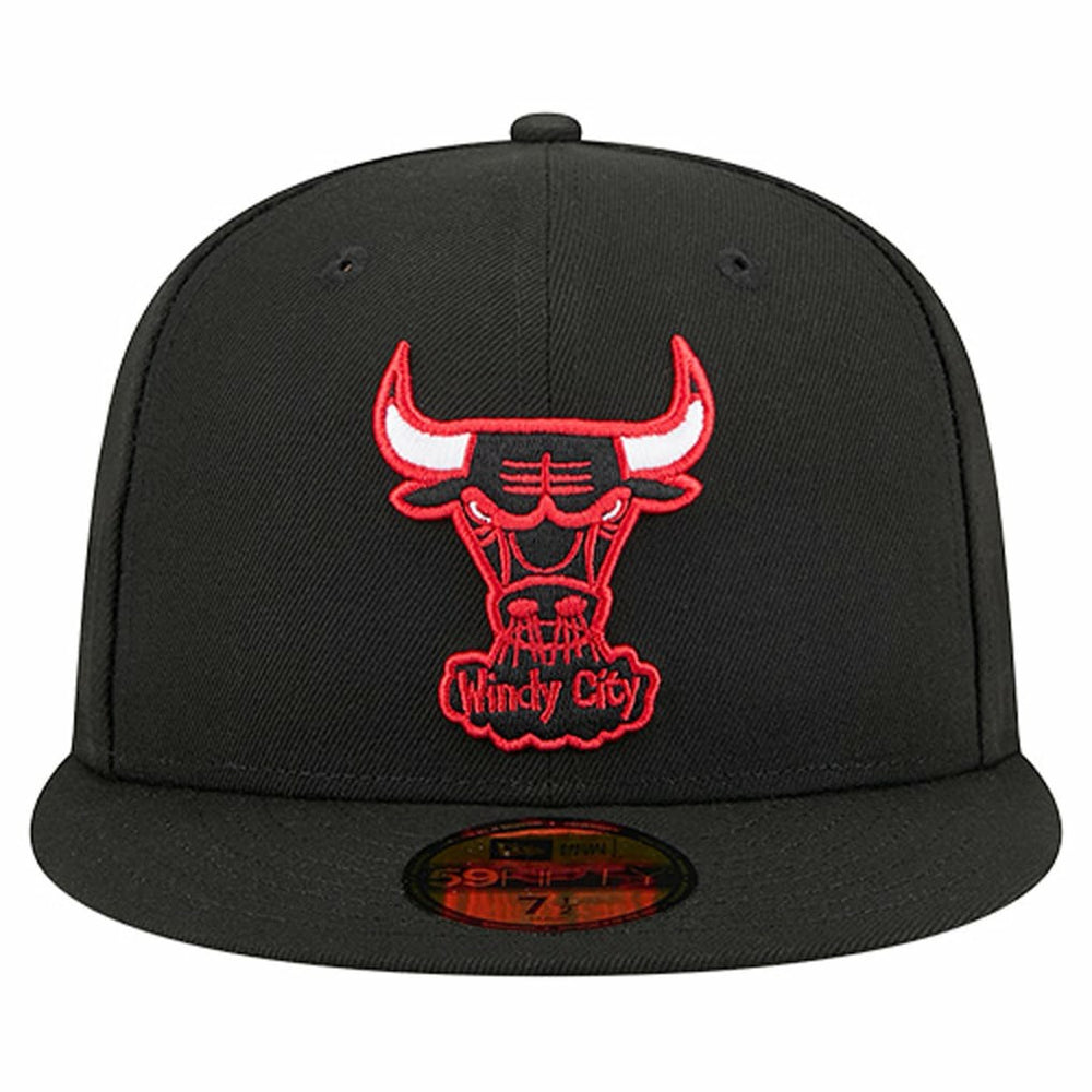 Chicago Bulls Core Logo 59FIFTY Fitted Hat Discount